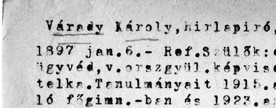 Cédula megtekintése