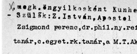 Cédula megtekintése